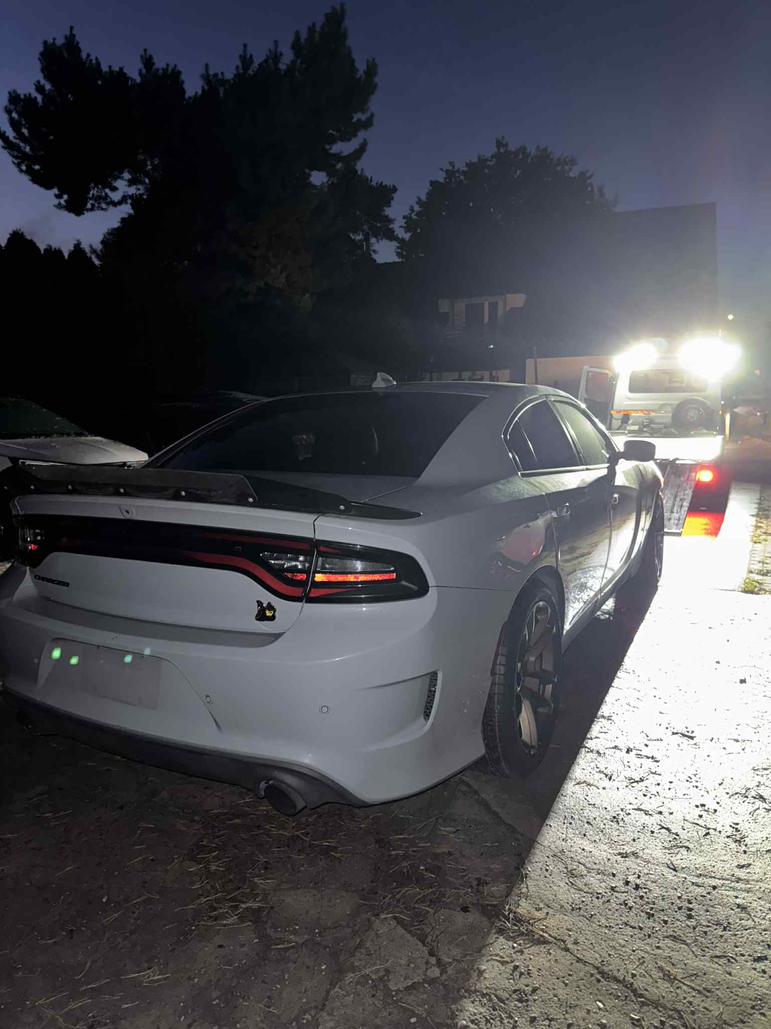 Laweta transport samochodu